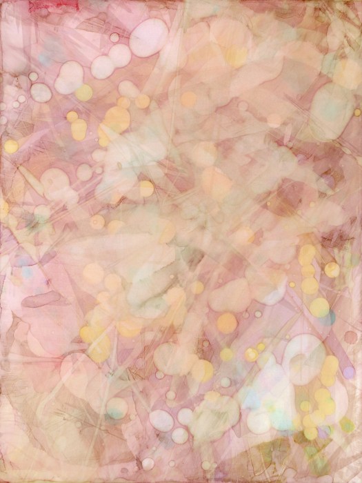 abstract ink painting entitled Bubblegum Pop by Kimberly Chesebro