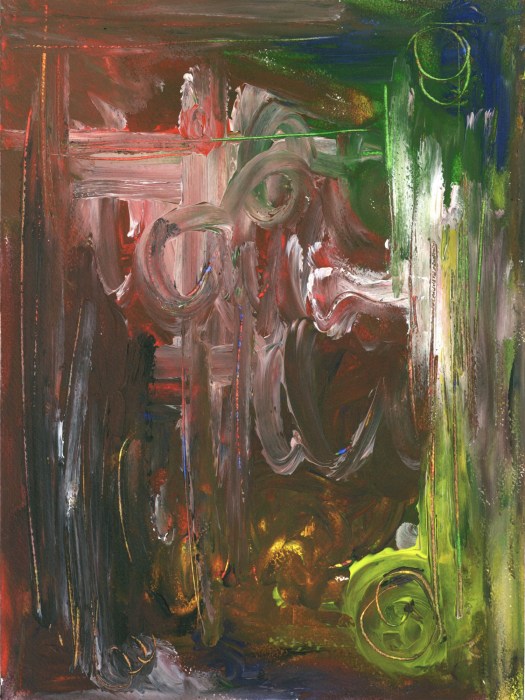 abstract acrylic painting entitled Pure Madness by Kimberly Chesebro